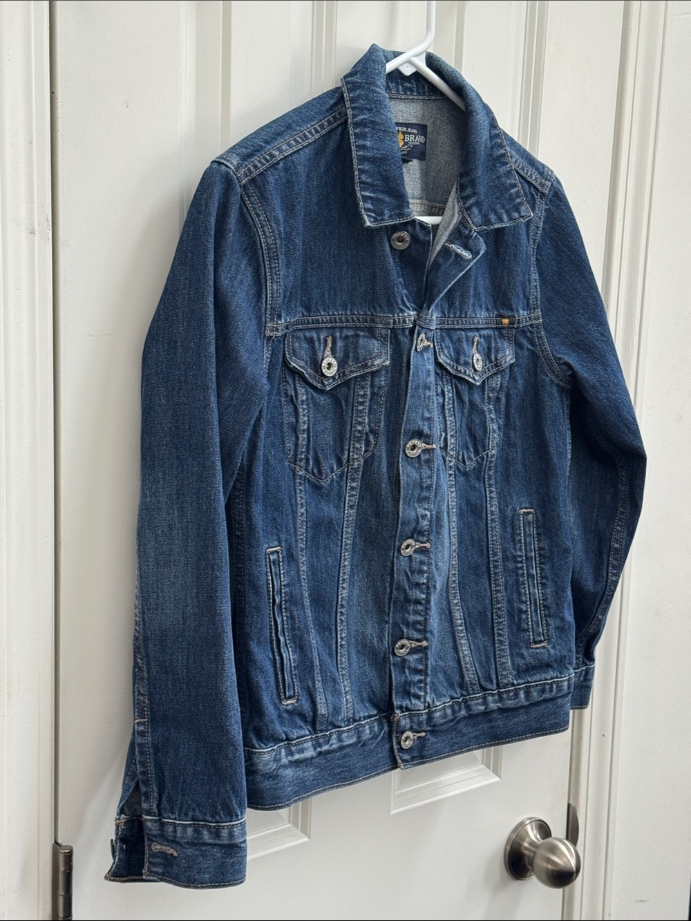 Lucky Brand Men's Blue Denim Jean Jacket